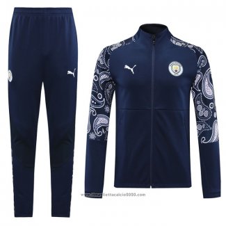 Tuta da Track Giacca Manchester City 2020 2021 Blu