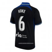 Maglia Atletico Madrid Giocatore Koke Away 2022 2023