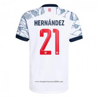 Maglia Bayern Monaco Giocatore Hernandez Terza 2021 2022