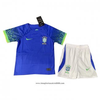 Maglia Brasile Away Bambino 2022