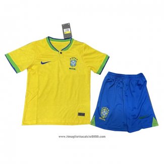 Maglia Brasile Home Bambino 2022