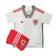 Maglia Galles Away Bambino 2022