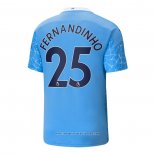 Maglia Manchester City Giocatore Fernandinho Home 2020 2021