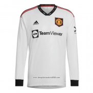 Maglia Manchester United Away Manica Lunga 2022 2023