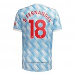 Maglia Manchester United Giocatore B.Fernandes Away 2021 2022