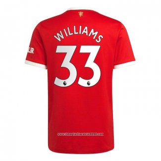 Maglia Manchester United Giocatore Williams Home 2021 2022