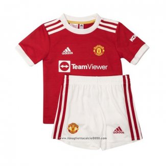 Maglia Manchester United Home Bambino 2021 2022