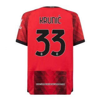 Maglia Milan Giocatore Krunic Home 2023 2024