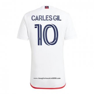 Maglia New England Revolution Giocatore Carles Gil Away 2023 2024