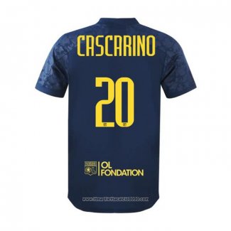 Maglia Olympique Lione Giocatore Cascarino Terza 2020 2021