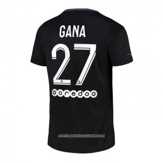 Maglia Paris Saint-Germain Giocatore Gana Terza 2021 2022