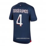 Maglia Paris Saint-Germain Giocatore Sergio Ramos Home 2023 2024