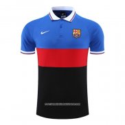 Maglia Polo FC Barcellona 2022 2023 Blu Rosso Nero