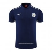 Maglia Polo Manchester City 2022 2023 Blu Marino