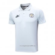 Maglia Polo Manchester City 2023 2024 Grigio