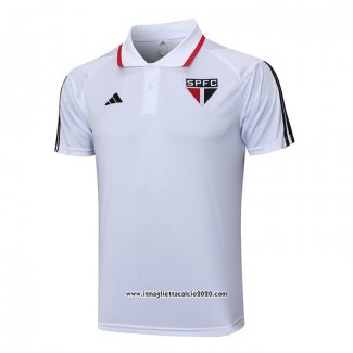 Maglia Polo Sao Paulo 2023 2024 Bianco