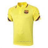 Maglia Polo FC Barcellona 2020 2021 Giallo