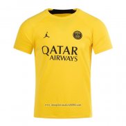 Maglia Prematch Paris Saint-Germain 2023 Giallo