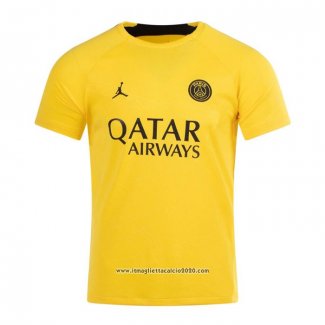 Maglia Prematch Paris Saint-Germain 2023 Giallo