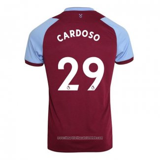 Maglia West Ham Giocatore Cardoso Home 2020 2021