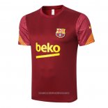 Maglia Allenamento FC Barcellona 2020 2021 Rosso