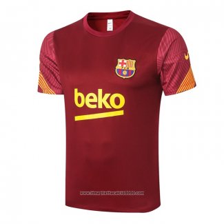 Maglia Allenamento FC Barcellona 2020 2021 Rosso