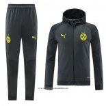 Tuta da Track con Capucha Borussia Dortmund 2021 2022 Grigio