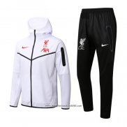 Tuta da Track con Capucha Liverpool 2022 2023 Bianco