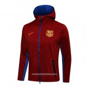 Giacca con Capucha FC Barcellona 2021 2022 Rosso