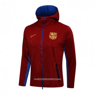 Giacca con Capucha FC Barcellona 2021 2022 Rosso