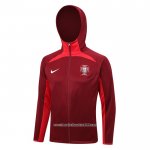 Giacca con Capucha Portogallo 2023 2024 Rosso