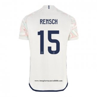 Maglia Ajax Giocatore Rensch Home 2023 2024