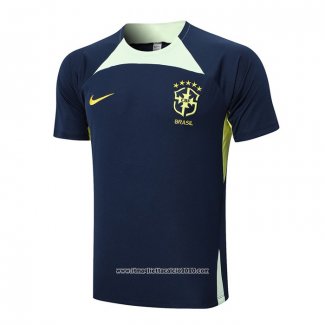 Maglia Allenamento Brasile 2022 2023 Blu