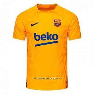 Maglia Allenamento FC Barcellona 2021 2022 Arancione
