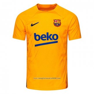 Maglia Allenamento FC Barcellona 2021 2022 Arancione