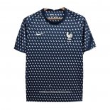 Maglia Allenamento Francia 2022 Blu Oscuro