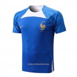 Maglia Allenamento Francia 2022 2023 Blu