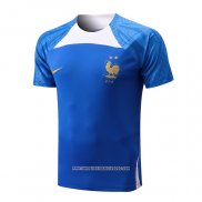 Maglia Allenamento Francia 2022 2023 Blu