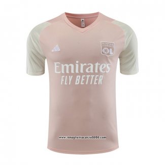 Maglia Allenamento Olympique Lione 2023 2024 Rosa