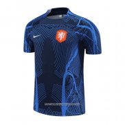 Maglia Allenamento Paesi Bassi 2022 2023 Blu