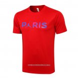 Maglia Allenamento Paris Saint-Germain Jordan 2021 2022 Rosso