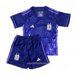 Maglia Argentina Away Bambino 2022