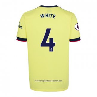 Maglia Arsenal Giocatore White Away 2021 2022