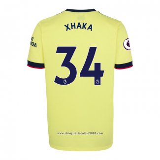 Maglia Arsenal Giocatore Xhaka Away 2021 2022