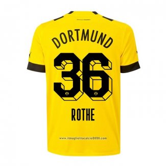 Maglia Borussia Dortmund Giocatore Rothe Home 2022 2023