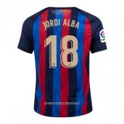 Maglia FC Barcellona Giocatore Jordi Alba Home 2022 2023