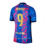 Maglia FC Barcellona Giocatore Memphis Terza 2021 2022