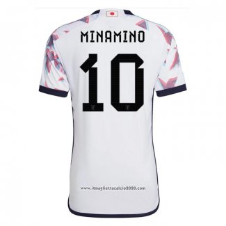 Maglia Giappone Giocatore Minamino Away 2022