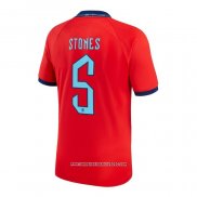 Maglia Inghilterra Giocatore Stones Away 2022