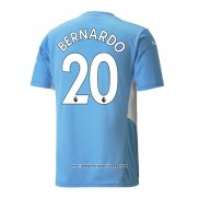 Maglia Manchester City Giocatore Bernardo Home 2021 2022
